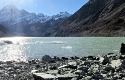 Hooker Glacier Lake "icebergs"